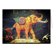 Fantasy Elephant Statue in Chiang Mai, Thailand