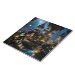 Fantasy Elf  world Fliese<br><div class="desc">Large (6" X 6") Gothic Hood who? Ceramic Tile Display your favorite photos, images, and quotes on this vibrant ceramic tile. You can use your custom tile as a trivet or to upgrade your home décor. Great for holiday, wedding, and office gifts. Dimensions: 6"l x 6"w; Thickness: 0.19" Weight: 8.5...</div>