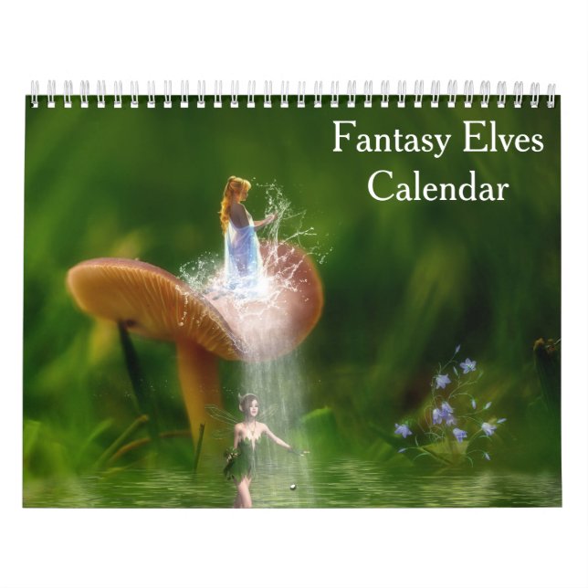 Fantasy Elves Elf 2025 Kalender (Titelbild)