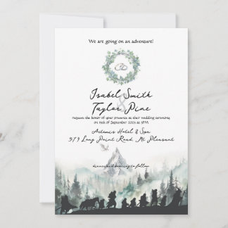 Fantasy Elvish Wedding Invitation Einladung