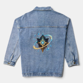 Fantasy Emblem with Floating Blades – Magical Ener Jeansjacke