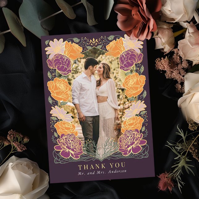 Fantasy Enchanted Garden Wedding Danke Karte (Von Creator hochgeladen)