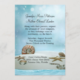 Fantasy Ethereal Beach Hochzeit Einladung