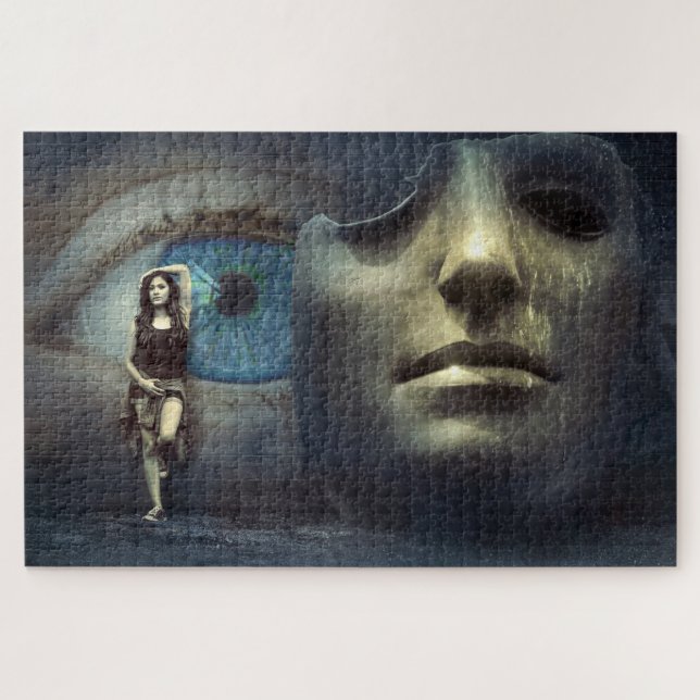 Fantasy Eye and Mask with Women (Horizontal)