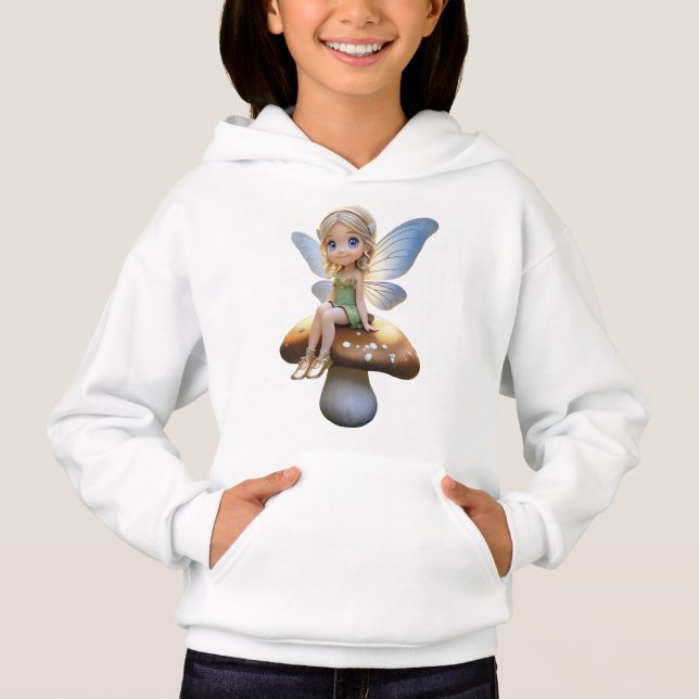 Fantasy Fairy Girl's Hoodie (Vorderseite)