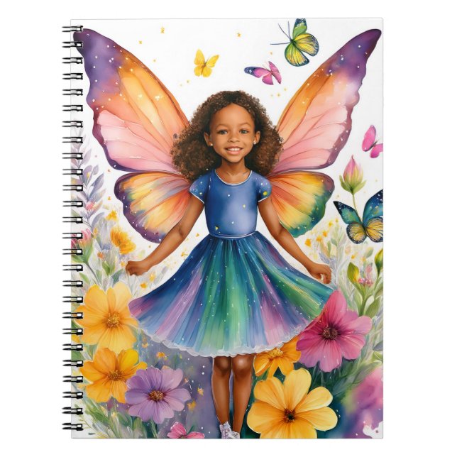 Fantasy Fairy Notebook 6,5 x 8,75 Zoll Notizblock (Vorderseite)
