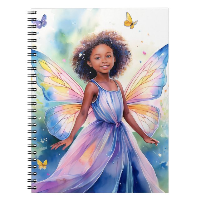 Fantasy Fairy Notebook 6,5 x 8,75 Zoll Notizblock (Vorderseite)