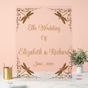 Fantasy Fairy Tale Wedding Acrylschild