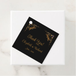 Fantasy Fairy Tale Wedding "Danke" Geschenkanhänger
