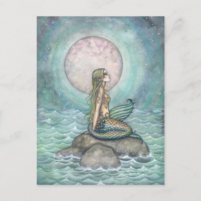 Fantasy Fantasy Fantastische Bergwelten Kunst, Dic Postkarte (Vorderseite)