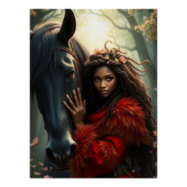 Fantasy Fantasy - Pferd und Begleiter Poster