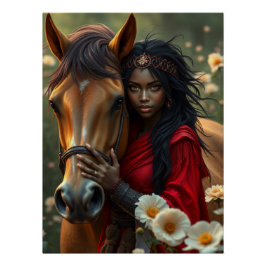Fantasy Fantasy - Pferd und Begleiter Poster