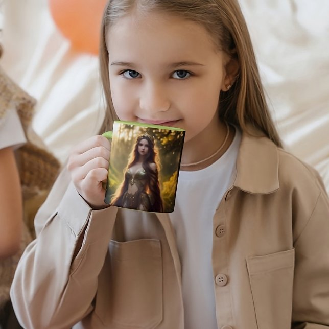 Fantasy Fashion Dryd Wald Goddess hübsche Kunst Tasse (Von Creator hochgeladen)