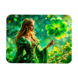Fantasy Fee St Patrick Day Irish Folklore Art Magnet