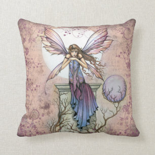 Fantasy-Feen-Blumen-Design-Wurfkissen Kissen