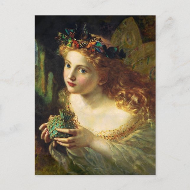 Fantasy-Feen Postkarte (Vorderseite)