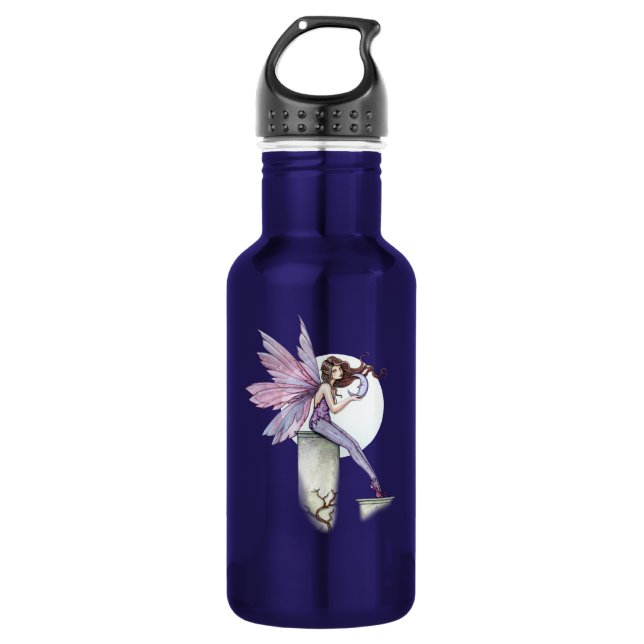 Fantasy-Feenkunst individuell angepasst Trinkflasche (Vorderseite)
