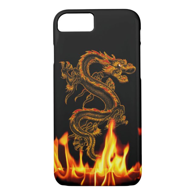 Fantasy Fire Dragon iPhone 7 Fall Case-Mate iPhone Hülle (Rückseite)