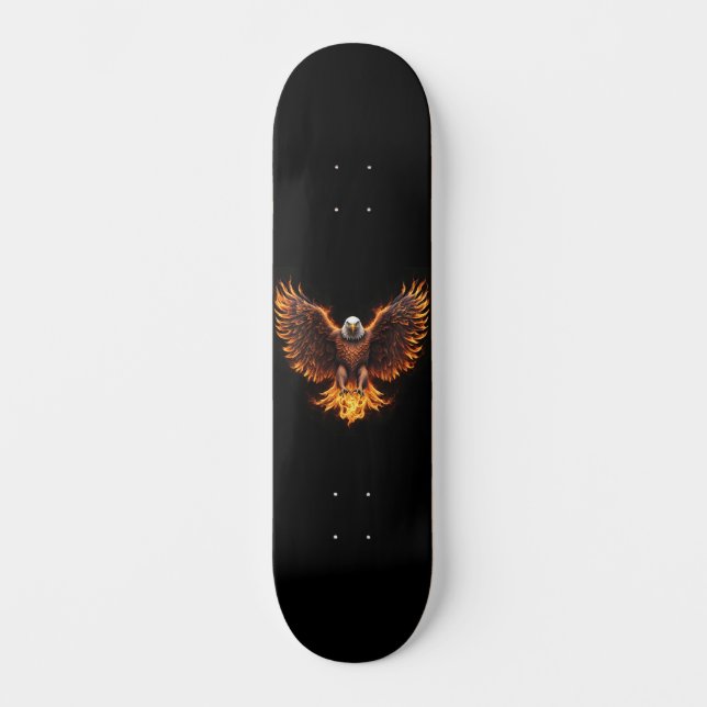 Fantasy Fire Eagle Skateboard (Vorderseite)