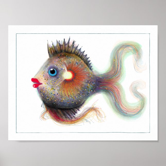 Fantasy Fish Poster: Extravagant Poster (Vorne)