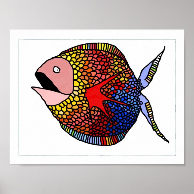Fantasy Fish Poster: Stain Poster (Vorne)