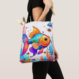 Fantasy Fish Scene Design Tasche