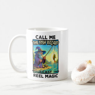 Fantasy Fishing Wizard - Magie wiedergeben Kaffeetasse