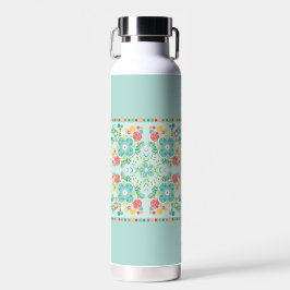 Fantasy-Fliesen-Sommerwiese  Trinkflasche
