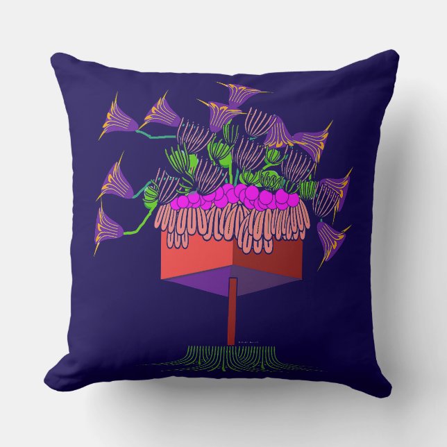 Fantasy Floral Kissen (Vorderseite)