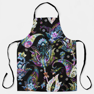 Fantasy Floral Paisley: Nahtlose Ornamente Schürze