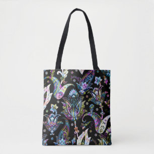 Fantasy Floral Paisley: Nahtlose Ornamente Tasche