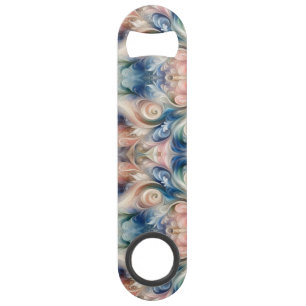 Fantasy Floral Pastel Blau & Creme Speed Flaschenöffner