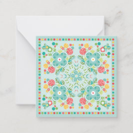 Fantasy Floral Tile-Summer Meadow  Mitteilungskarte