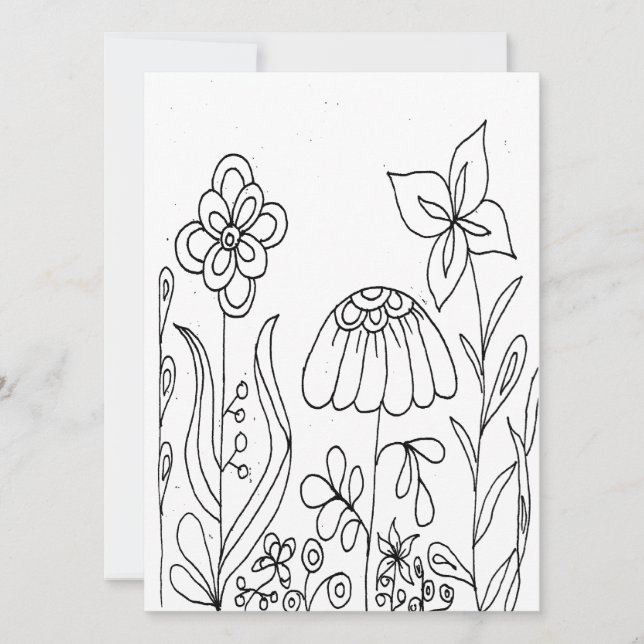 Fantasy Flower Garden Colorcard (Vorderseite)