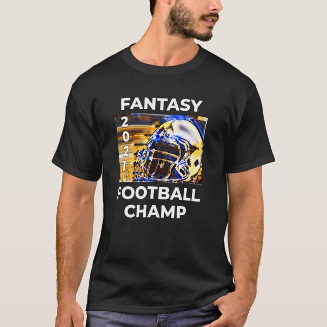 Fantasy Football 2021 League Champion Gewinner 202 T-Shirt (Vorderseite)