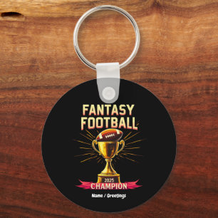 Fantasy-Football 2025 Lustiger Champ-Football-Entw Schlüsselanhänger