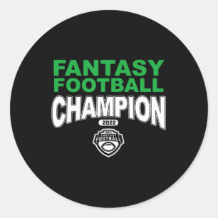Fantasy Football Champion 22 Runder Aufkleber