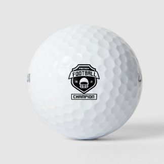 Fantasy-Football-Champion-2-schwarz Golfball