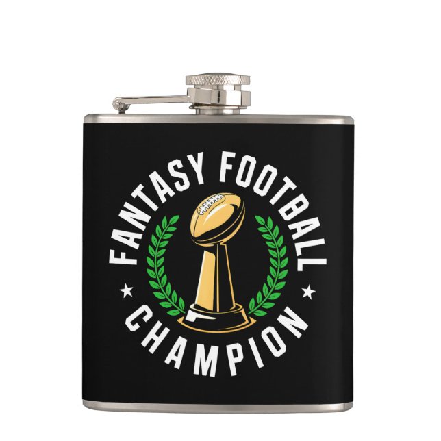Fantasy Football Champion Flachmann (Vorderseite)