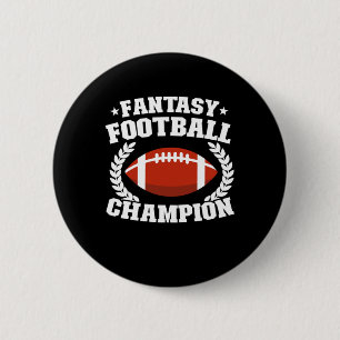 Fantasy Football Champion Funny Champ Geschenk Button