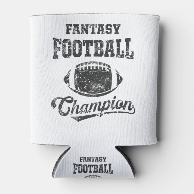 Fantasy Football Champion Shirt for Men Women Boys Dosenkühler (Vorderseite)