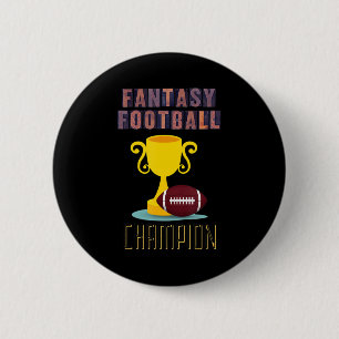 Fantasy Football Champion Trophäe Gewinner Button
