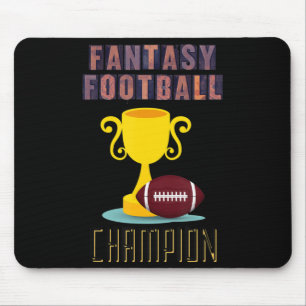 Fantasy Football Champion Trophäe Gewinner Mousepad