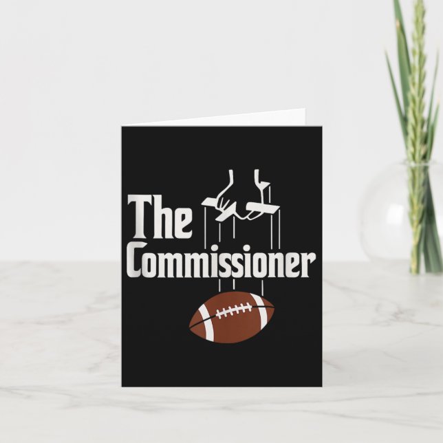 Fantasy Football Commission Entwurf Party Fffffl F Karte (Vorderseite)