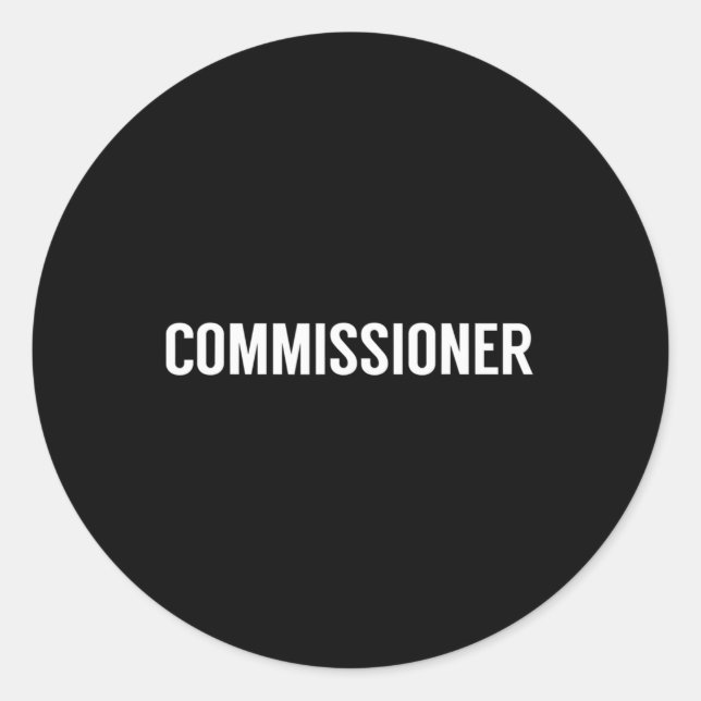 Fantasy Football Commission Runder Aufkleber (Vorderseite)