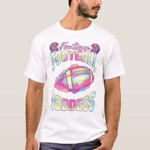 Fantasy Football Goddess Niedlich Entwurf Party Sp T-Shirt