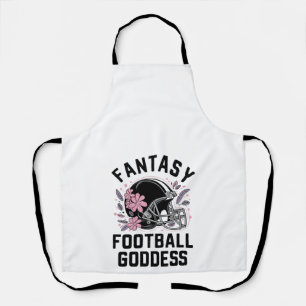 Fantasy Football Goddess Sports League Entwurf Schürze