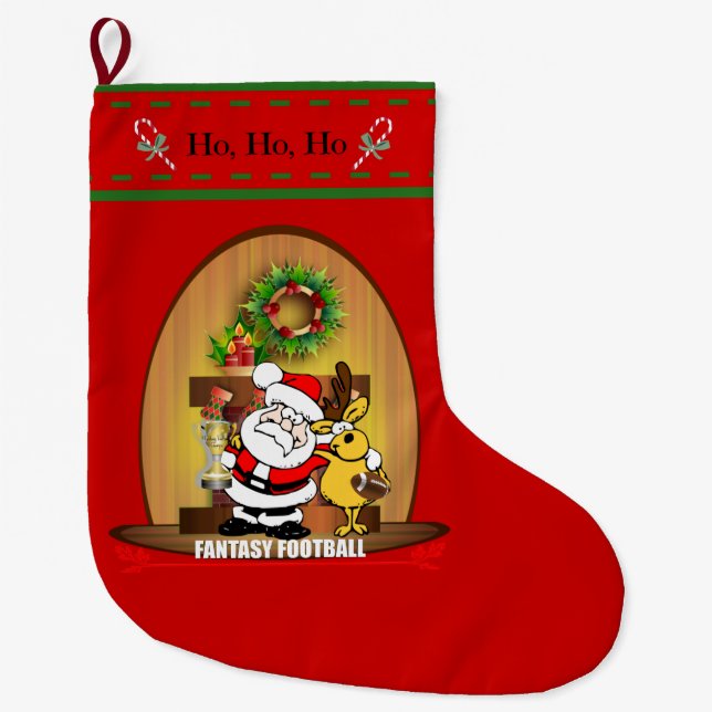Fantasy Football Großer Weihnachtsstrumpf (Vorderseite)