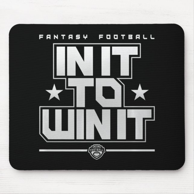 Fantasy Football in ihm zu gewinnen Mousepad (Vorne)