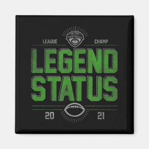 Fantasy Football League Champ Legende Status Magnet